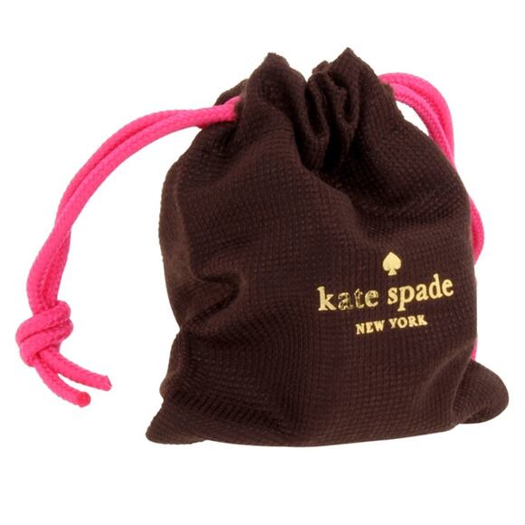 KATE SPADE NWT Black & Cream Drop Blcak Cream Crystal Necklace w/ Dust Bag - Picture 7 of 10